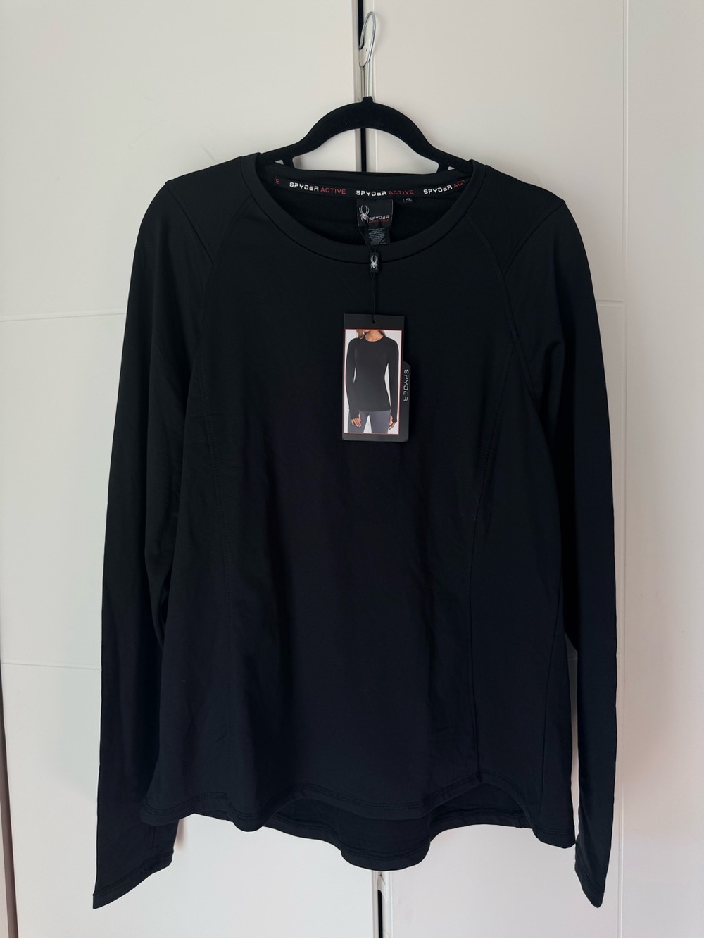 Spyder Women’s fleece lined thermal shirt NWT